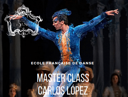 Master Class de Carlos López en Ecole Française de Danse